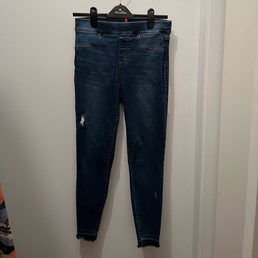 Spanx medium wash jeans size medium